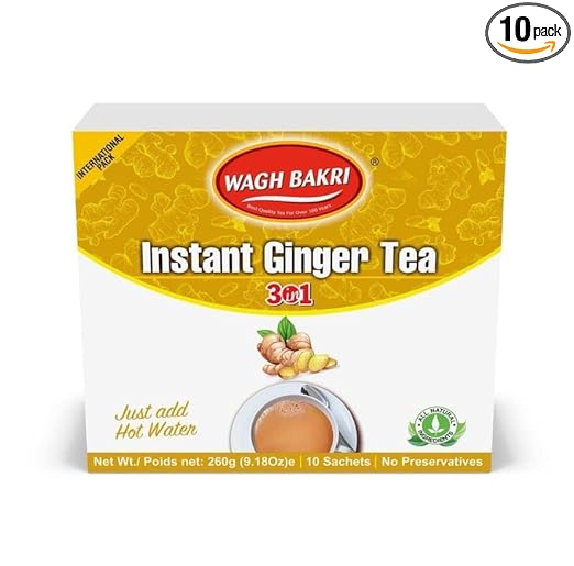 Ginger Instant Tea Premix, 140 Grams