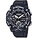 Price comparison product image Casio Unisex 49.00mm Quartz Watch with Black Analogue - Digital dial and Black Rubber Strap Strap GA-2000S-1AER