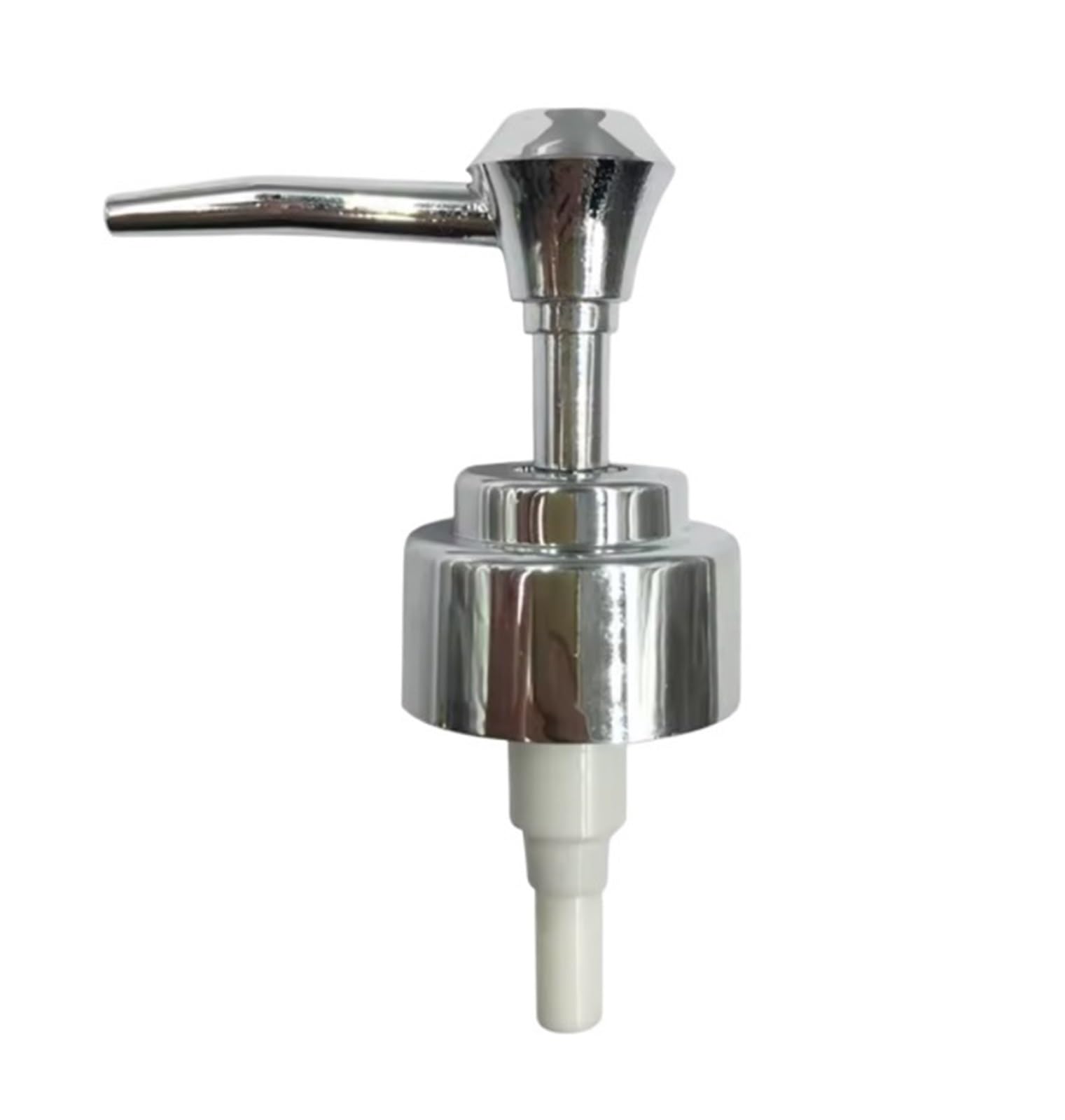 Soap Pump Replacement 9pcs Soap Pump Liquid Lotion Dispenser Head Nozzle Bathroom Shampoo Accessories Plastic(Bright Silver)