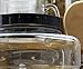 Cornucopia Brands Square Gallon Size Clear Plastic Canisters (2-Pack); 4-Quart Jar Grip Containers w/ Plastic Scoops; BPA-Free