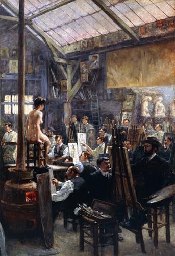 Affiche artistique Albert Lynch pour ressentir la magie d'un atelier d'art