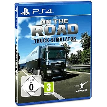 Aerosoft On The Road   Truck Simulator PS4 Spiel PS5 kompatibel Realistische LKW Simulation Deutschland MAN & Scania Trucks