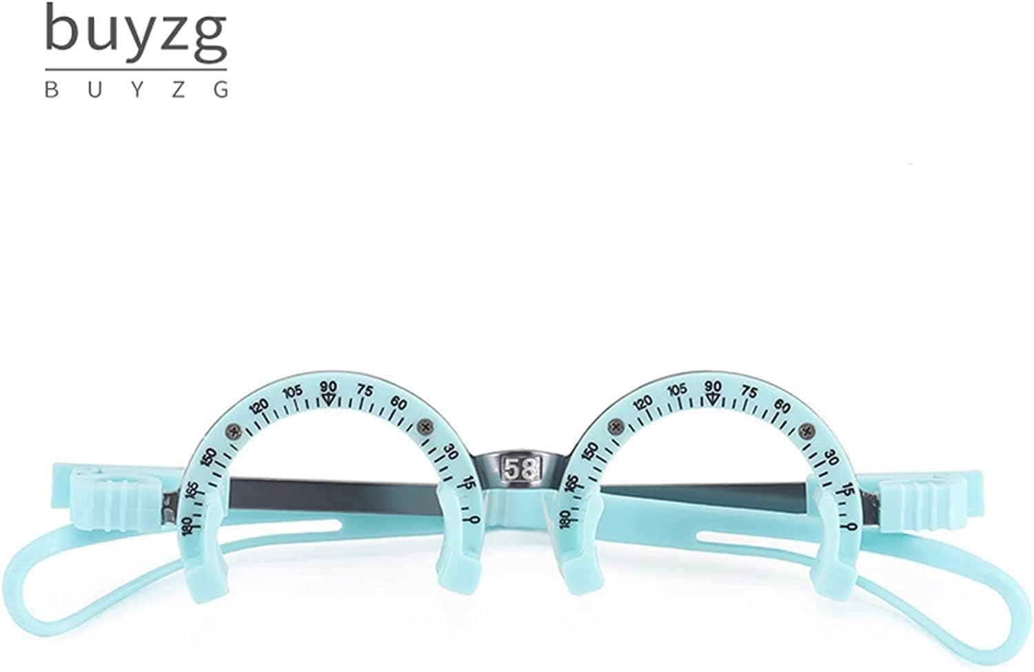 Optical Optic Trial Lens Frame Adjustable Trial Frame Optical Trial Lens Frame Kit， PD 58, 60, 62, 64, 66MM Multifocal Glasses Trial Frame Fixed Pupil Distance Trial Frame