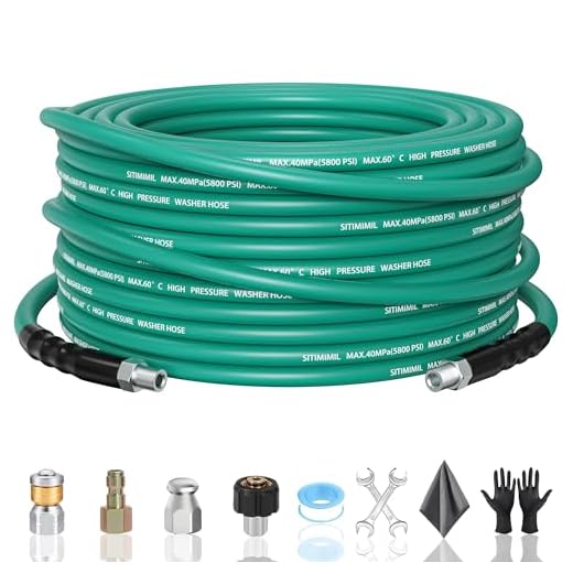 SITIMIMIL 25FT Sewer Jetter Kit