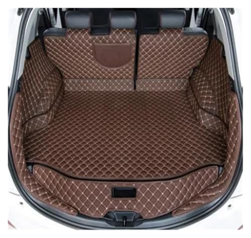 Tapis de coffre pour Toyota RAV4 2019-2020 imperméable sur mesure coloris café