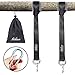 Tree Swing Hanging Straps Kit - Holds 2000 lbs, 5ft Extra Long Straps Strap with 2 Tree Protectors & 2 Safer Lock Snap Carabiner Hooks Perfect for Tree Swing & Hammocks, Perfect For Swings (1800 lb)