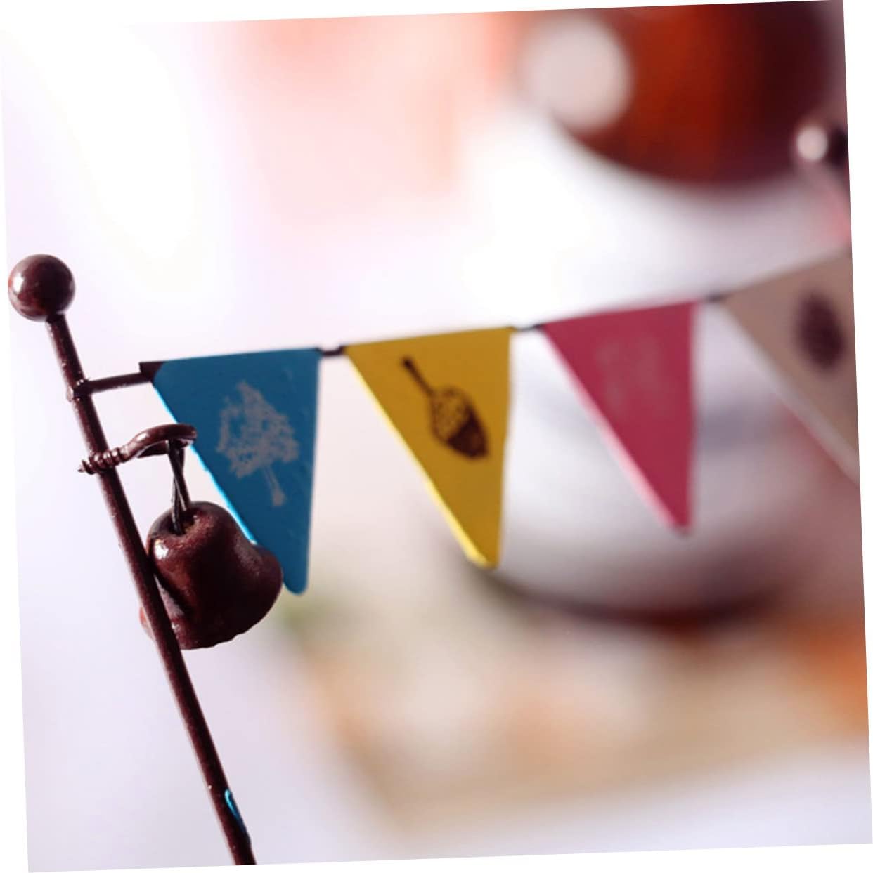 LSLYTQ Retro Wrought Iron Ornaments Plant Decor Pots Ornaments Bed Stakes Potted Plant Stakes Succulent Plants Plant Pots Figurines Succulents Plants Fairy Art Tinplate