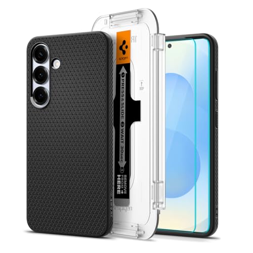 Spigen Pack Liquid Air accessoire de protection écran et coque silicone pour Galaxy S25