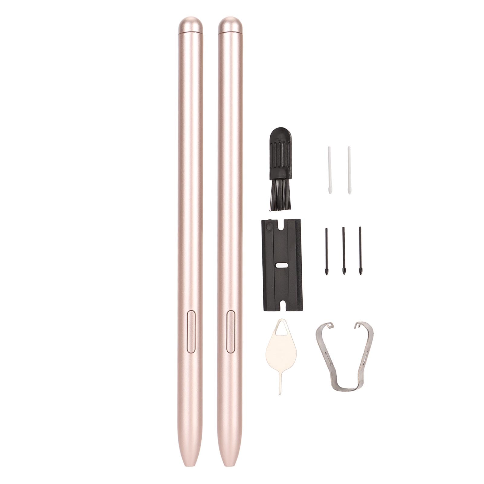 Generic Lápiz óptico para Tableta, Alta Sensibilidad, Evita Pérdidas, 4096 Niveles de Sensibilidad a la Presión, Lápiz óptico Magnético para Pantalla Táctil para Tab S7 FE (Oro Rosado)