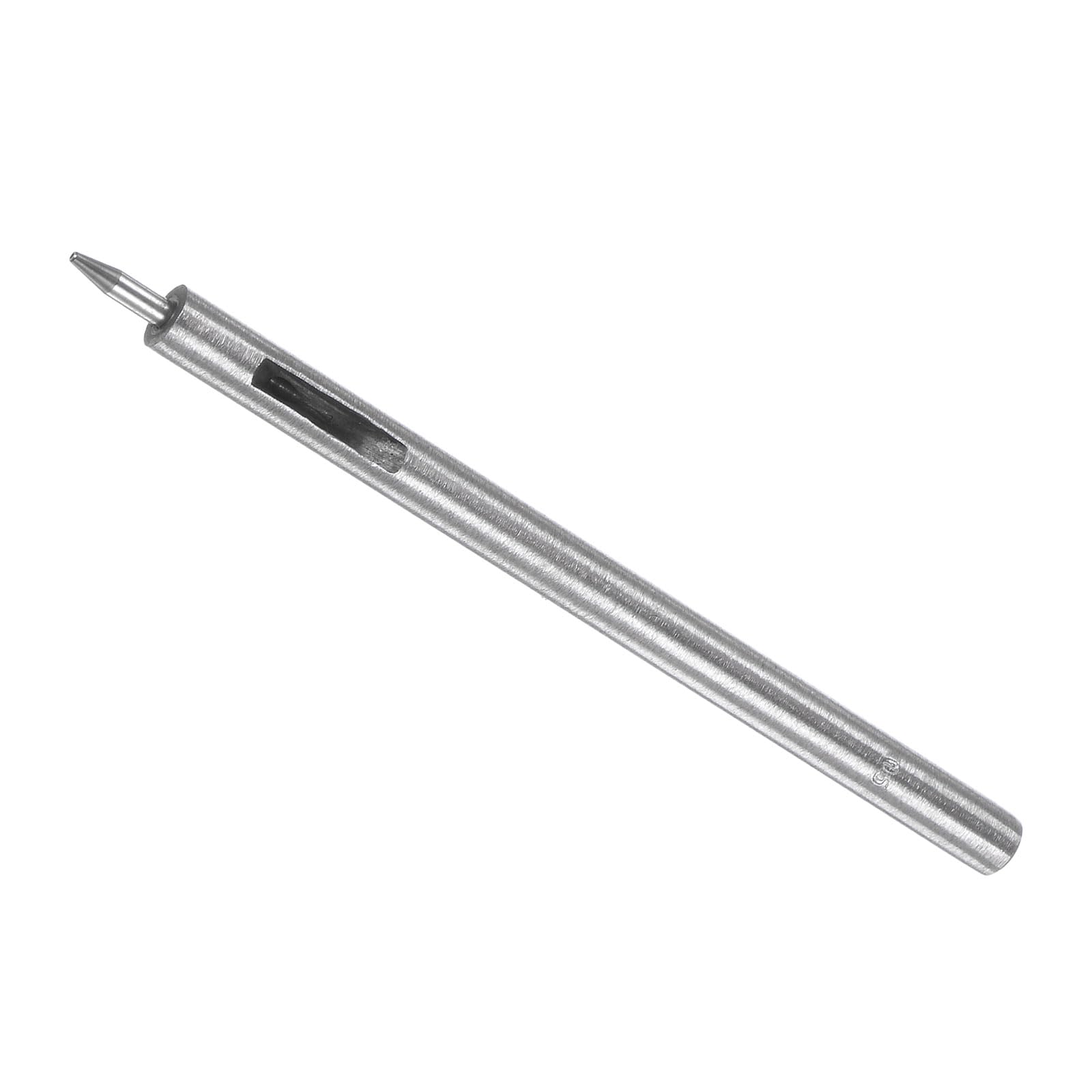 CoCud Leather Hole Punch, 0.5mm Button Dia. 6mm Shank, Steel Round Punch Snap Rivet Setter - (Applications: for Leathercraft DIY Clothing Fabric) — image 1