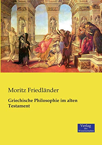 Griechische Philosophie im alten Testament [German] 395700442X Book Cover