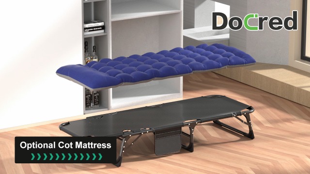 Giantex Catre Plegable De Camping Para Adultos, Cama Portátil Con Te