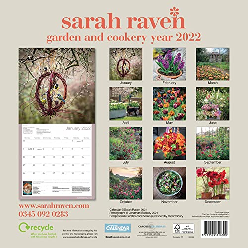 Sarah Raven Garden and Cookery Year 2022 Wandkalender (30,5 x 30,5 cm) - Image 4