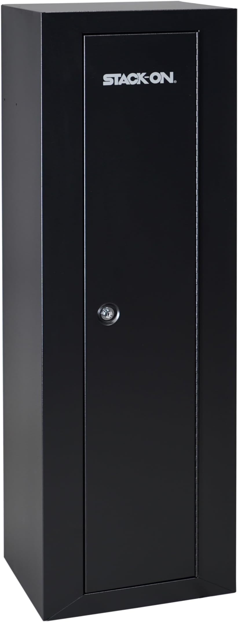 Stack-On 10 Gun Security Cabinet – Welded Steel, 3-Point Locking System, Foam Padded Interior, Black Gun Safe