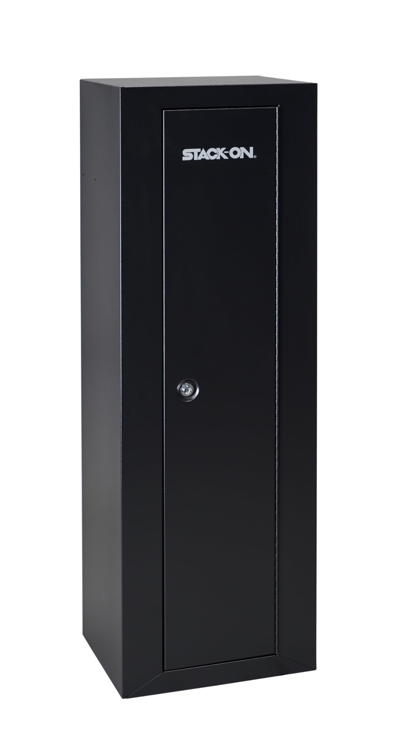 Stack-On 10 Gun Security Cabinet β Welded Steel, 3-Point Locking System, Foam Padded Interior, Black Gun Safe