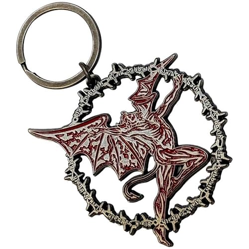 [Rock Off officially licensed products] Black Sabbath Daemon Ring Keychain Size One Size
