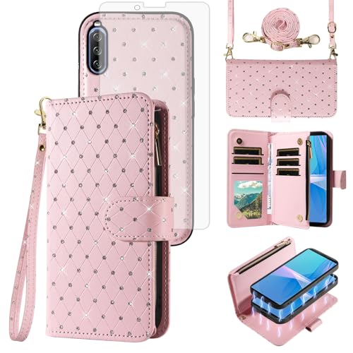 Coque pour Sony Xperia 10 iii Rose par Asuwish ZSZXCXDK