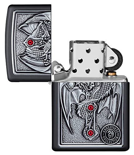Zippo Anne Stokes Gothic Guardian Emblem Encendedor de Bolsillo miniatura 4