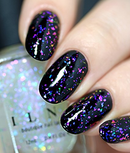 Image of ILNP Looking Glass - Blue, Purple, Pink Color Shifting Iridescent Flakie Topper Nail Polish