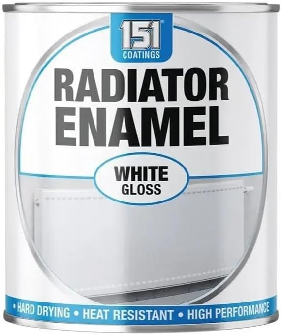 JKG Radiator White Gloss Paint 300ml – Heat Resistant Enamel for ...