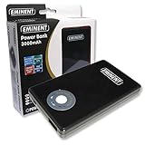 Eminent Powerbank batteria di backup 3000 mAh. Colore del prodotto: nero. Tecnologia batteria: ioni di litio (Li-Ion)