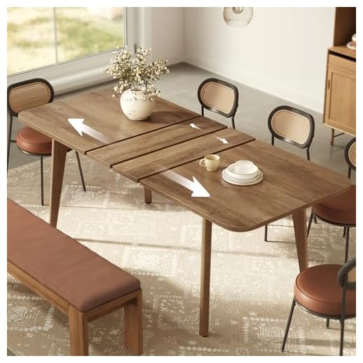 Extendable Dining Table from VASAGLE MAEZO