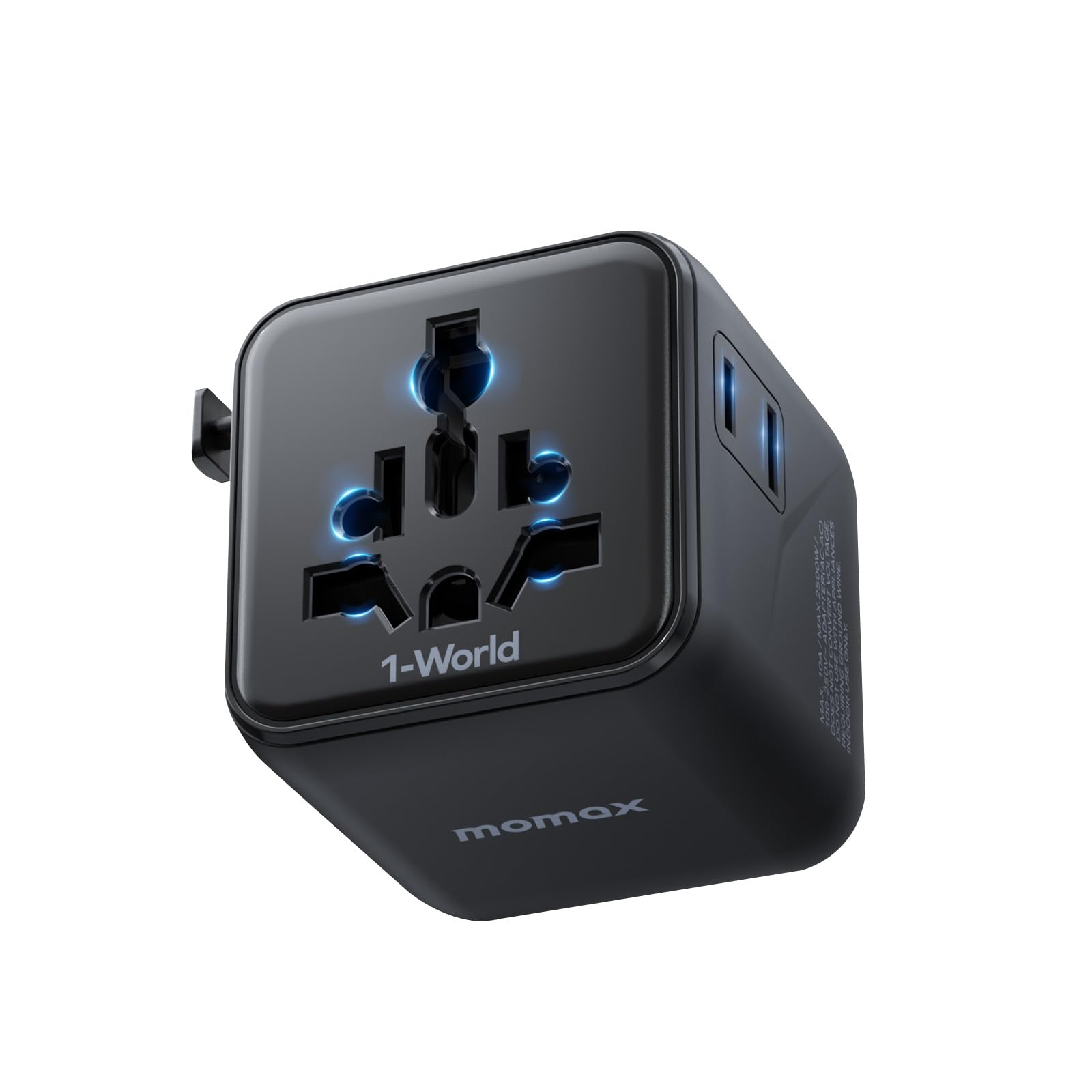 MOMAX Reiseadapter Weltweit, Global GaN