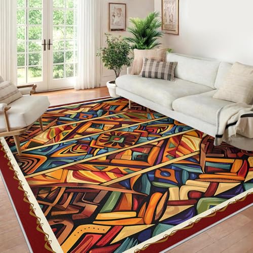 Moquette intérieure lavable 90x150cm et tapis traditionnel coloré