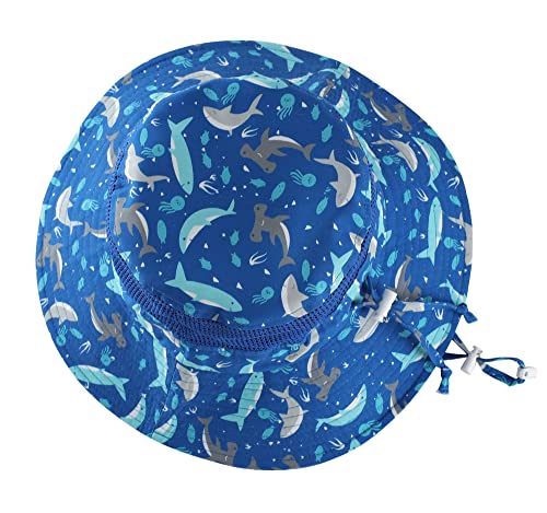 Image of Home Prefer UPF50+ Wide Brim Sun Hat Boys Girls Sun Protection Hat Zoo Beach Swim Safari Bucket Hat for Baby Toddler Kid