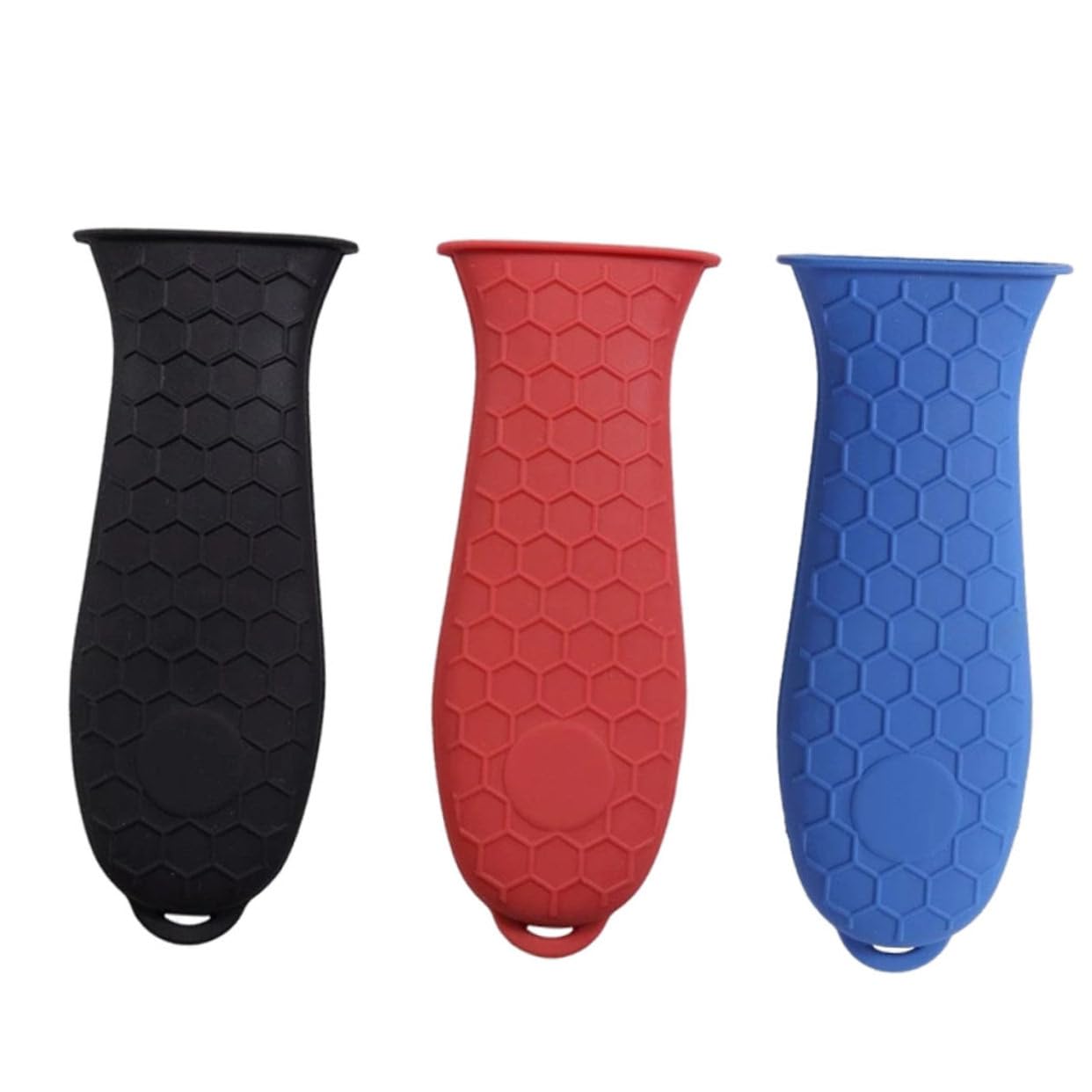 CIYODO Pan Protectors 3pcs Pot Handle Sleeve Oven Protector Silicone Pan Handle Sleeve Glove Holder Cast Iron Handle Cover Potholder for Cast Iron Skillets Silica Gel Pot Accessory Wok