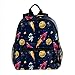 Weltraumraketen Leichter Kinderrucksack Kleinkind Kinder Schultasche Robuster, lässiger Buchrucksack für Mädchen und Jungen 25.4x10x30cm