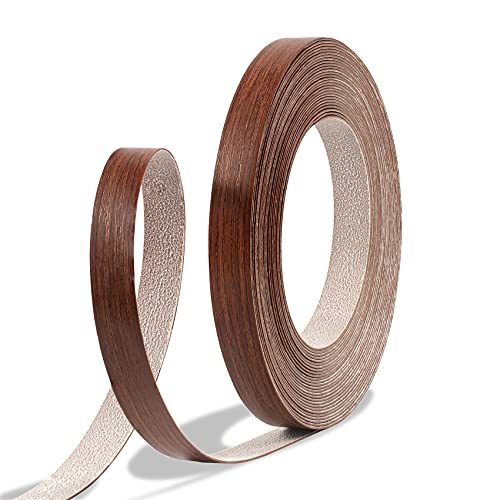 Cinta de borde de cerezo PVC de 3" x 50' prepegada para restauración