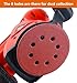 5-Inch Hook and Loop Sanding Discs for Random Orbital Sander, Assorted Sandpaper 40-1000 Grits, 110 PCS