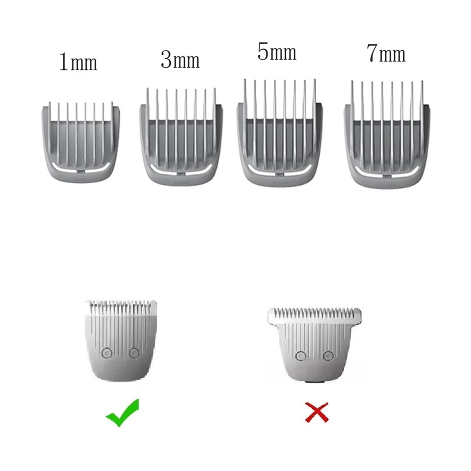 Haarschneider-Ersatzklingen, kompatibel for Philips, | MG3740 MG3750 MG3770 MG5750 MG5910 MG5970 MG7750 MG7770 MG7790 MG7910 MG7970(Blade)