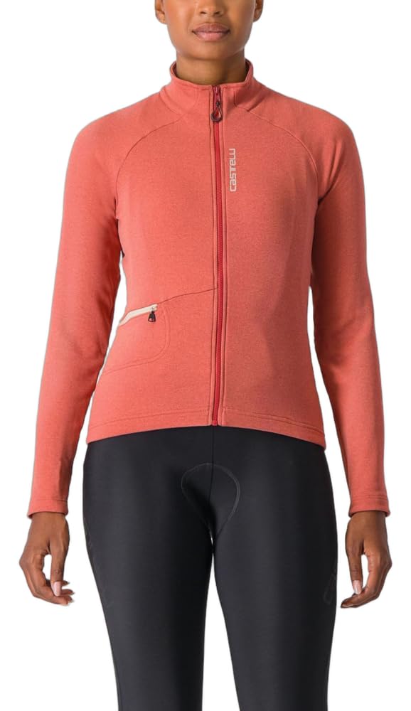 CASTELLI 4522539-654 UNLTD TRAIL W JRS Sweatshirt Women's MINERAL RED/CLAY Size S