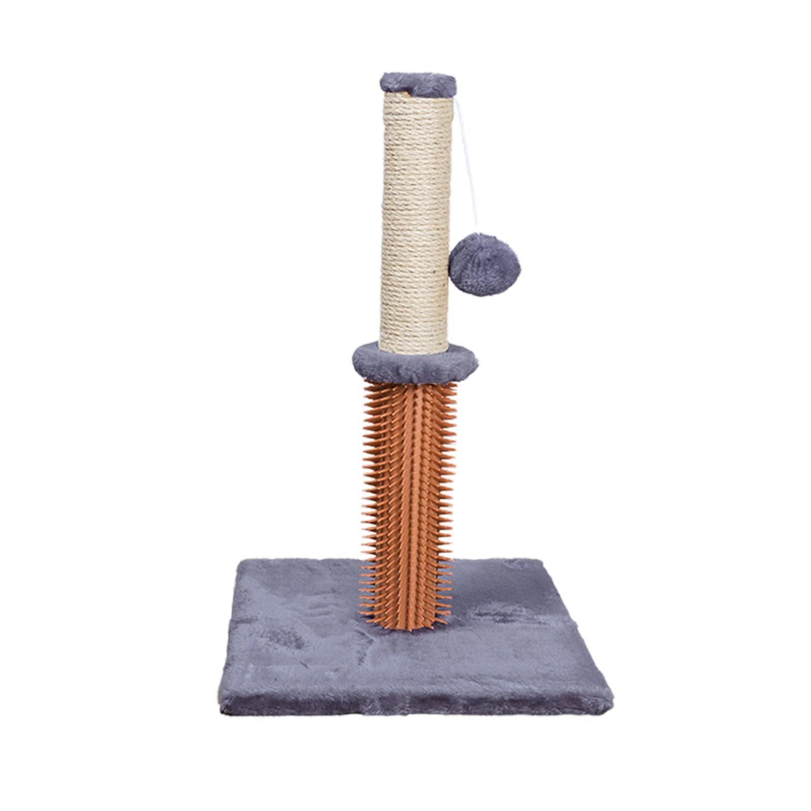 Jiacheng29_ Cat Climbing Post Anti-skid with Plush Ball Kitten Pet Scratching Post Cat Supplies Green