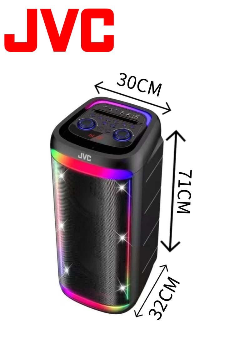 JVC Portable Bluetooth Party Speaker|2000W PMPO Powerful output