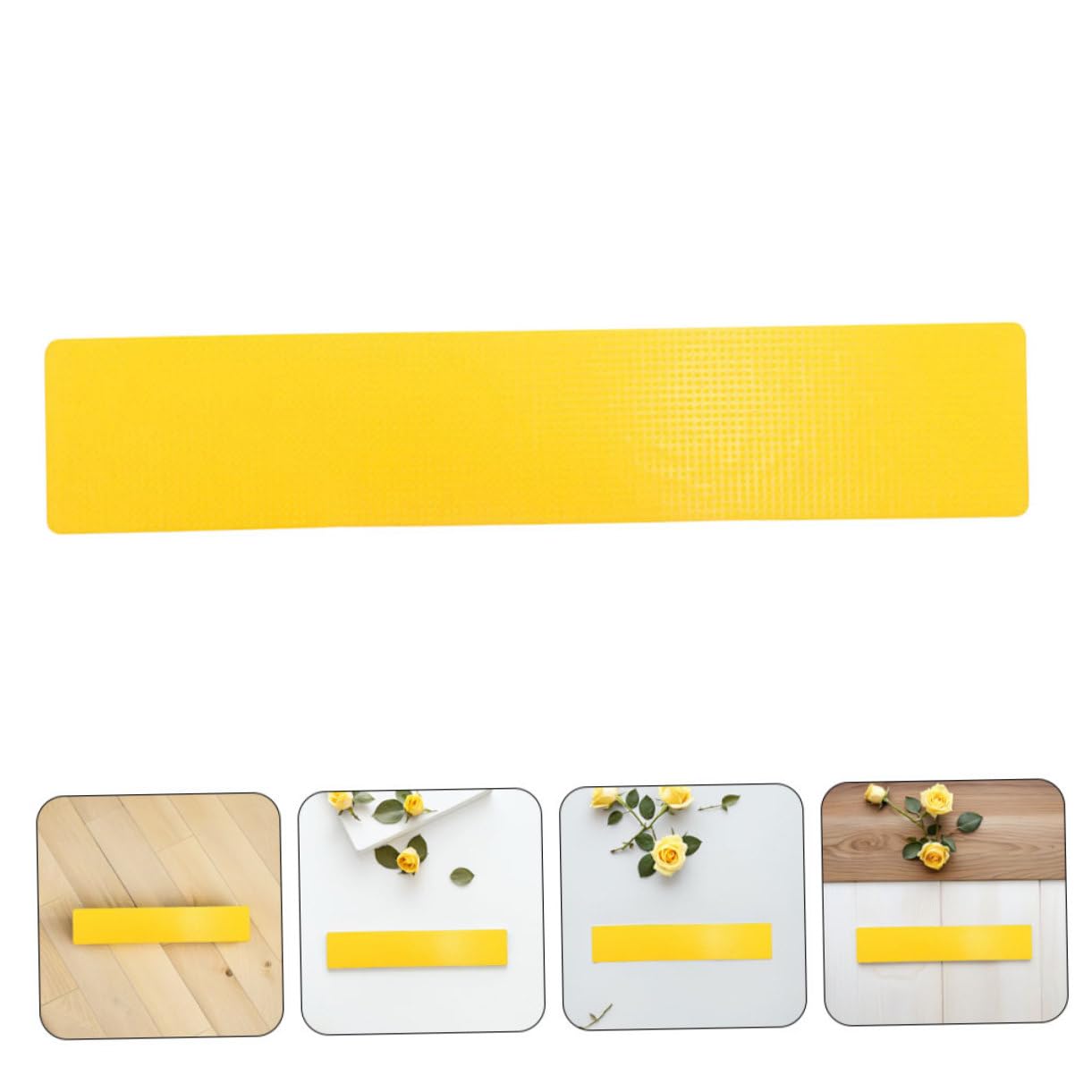 Marcadores Planos de Entrenamiento Deportivo 12 Piezas Pvc Amarillo