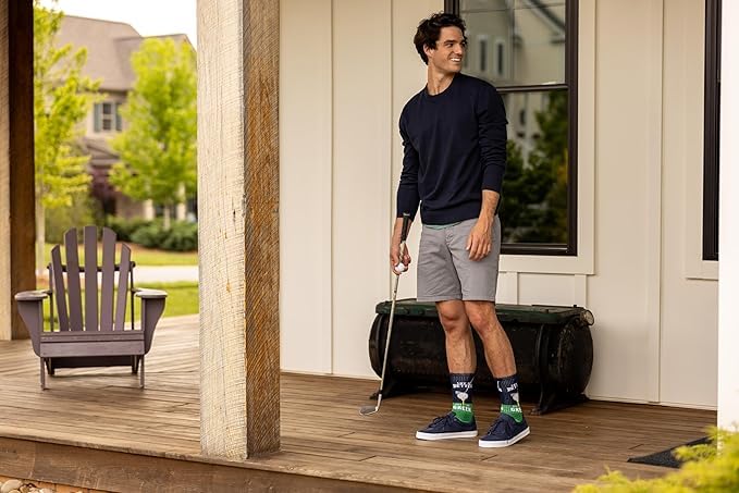 K. Bell Men's Fun Patterns & Designs Crew Socks-1 Pairs-Cool & Classic Novelty Gifts2