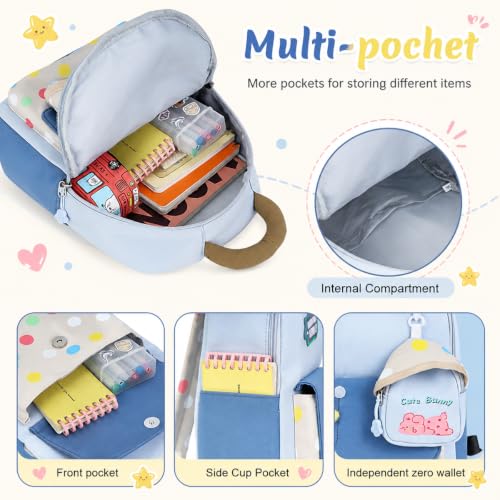 Image of PALAY Mini Toddler Bag for 2-5 Years Cute Cartoon Small Kids Bag with Small Pouch Lightweight Mini Toddler Backpack