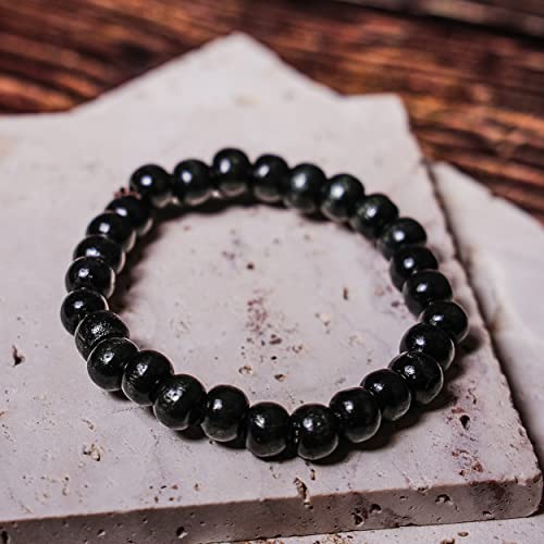 MILAKOO 6 Pcs Braided Leather Bracelet for Men Women Wooden Beaded Cuff Wrap Bracelet Adjustable4