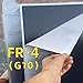 FR4 Epoxy Sheet 0.2mm/4mm - G10 Insulation Board for Printers, Electronics & Industrial Applications(500MMX300MM 1Pc 4mm)