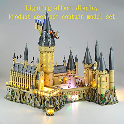 Image of GEAMENT LED Light Kit Compatible with Lego Hogwarts Castle - Lighting Set for 71043 Building Model (Model Set Not Included)