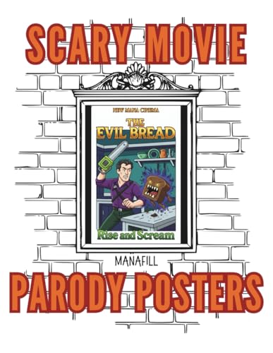 Scary Movie Parody Posters: Adult Coloring Book image 2