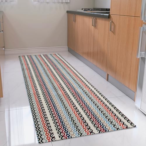 Tapete Passadeira de Cozinha Quarto Banheiro 3 Modelos 2,00m x 45...
