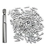 UTTASU Viti a perno per pneumatici, 4 x 12 mm, 200 pezzi con strumento di installazione, punte antiscivolo compatibili con la maggior parte delle auto e SUV per guida invernale