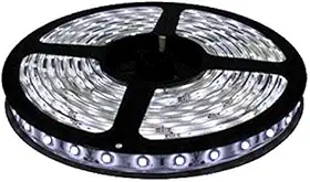 Fita LED 5050 BRANCO FRIO Rolo 5m com fonte 12V 5A