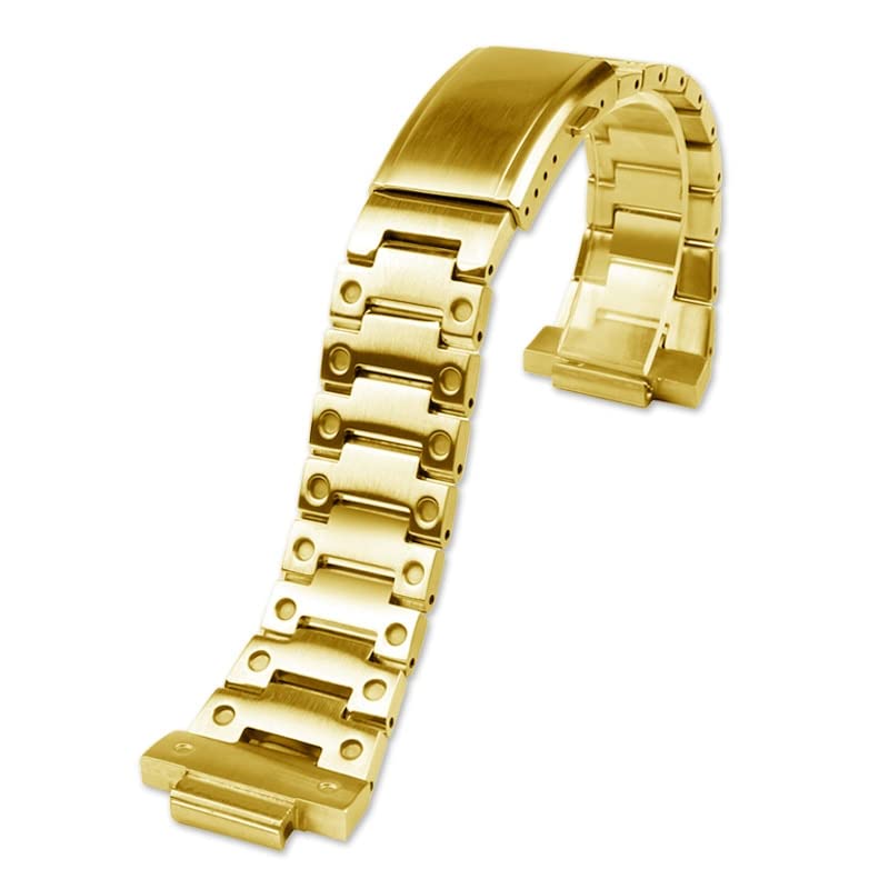 Bracelet en acier inoxydable 16mm pour Casio G-Shock GM110 robuste et durable