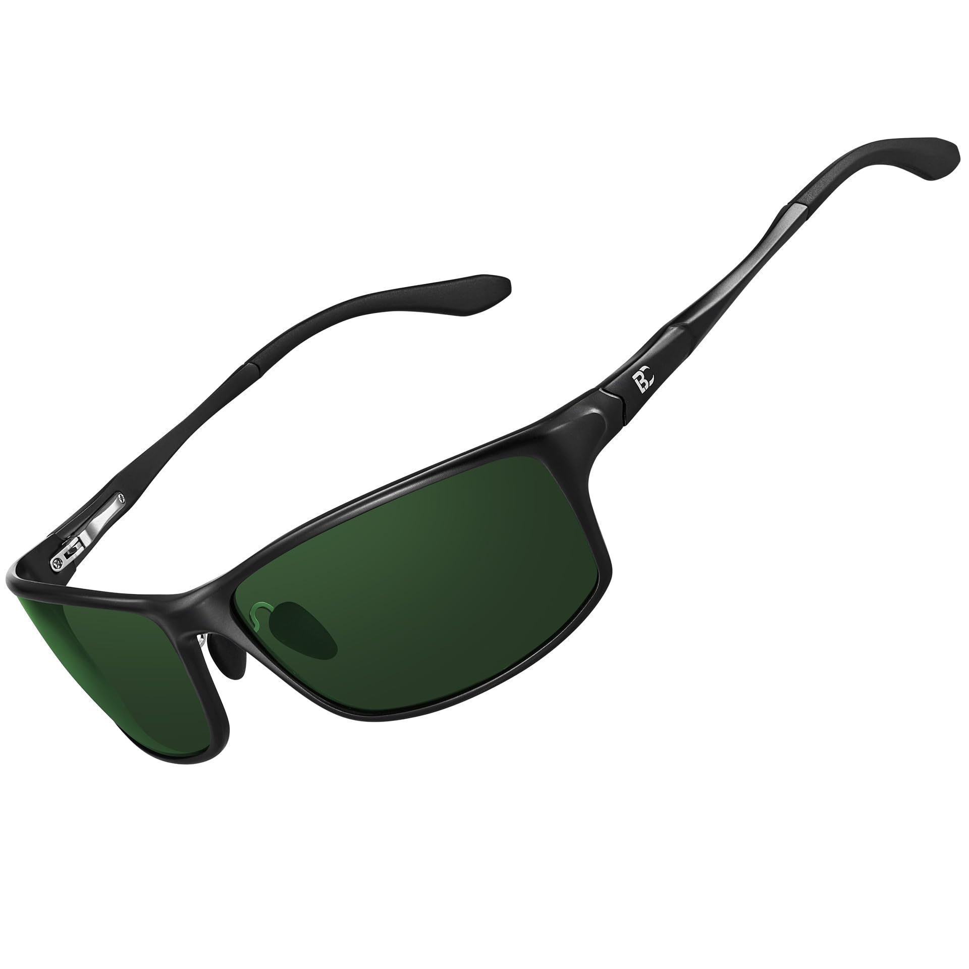 BIRCEN Polarized Mens Sunglasses: UV Protection Sports Shades for Men Women Sport Driving with Al-Mg Frame