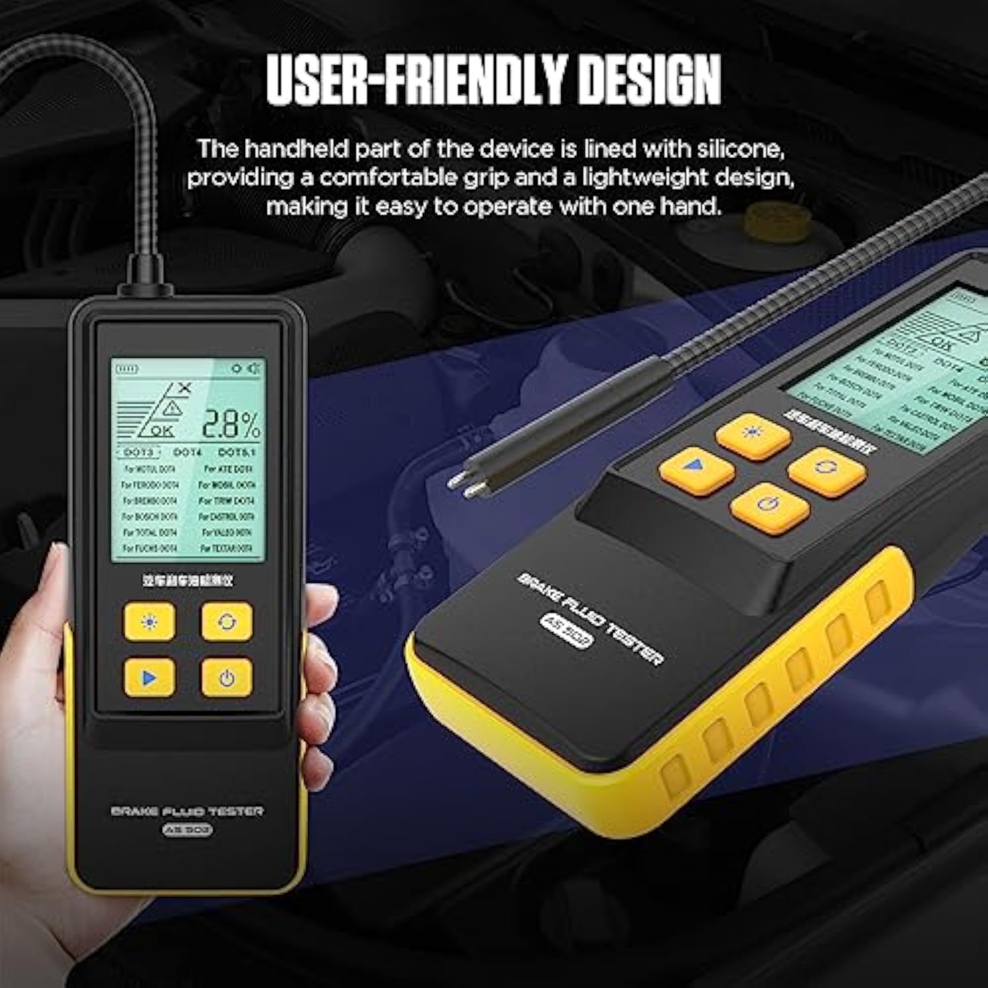 Brake Fluid Tester AS502 for Automotive Brake Systems